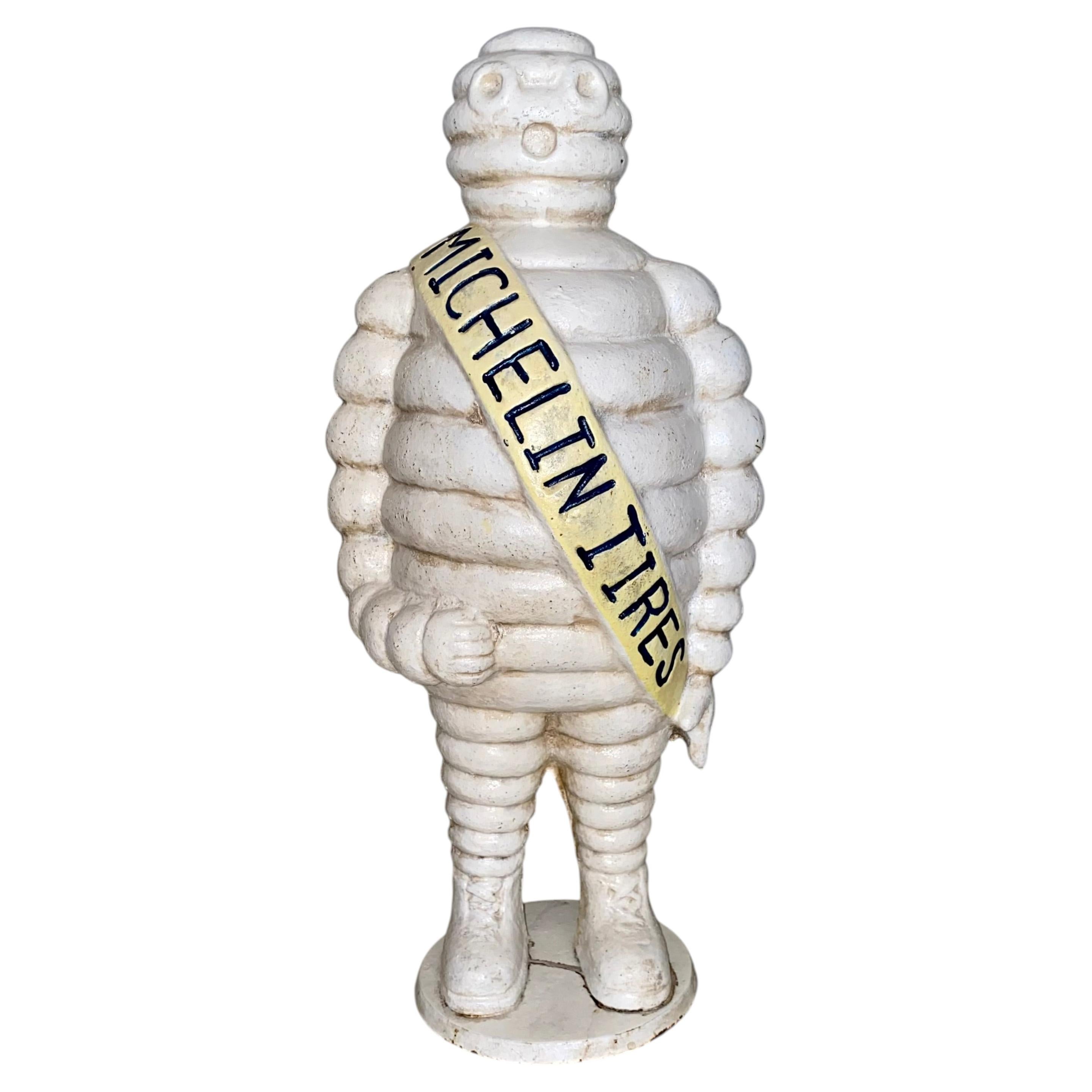 Mid-Century Michelin Man Sculpture, Cast Iron, England, 1960s For Sale