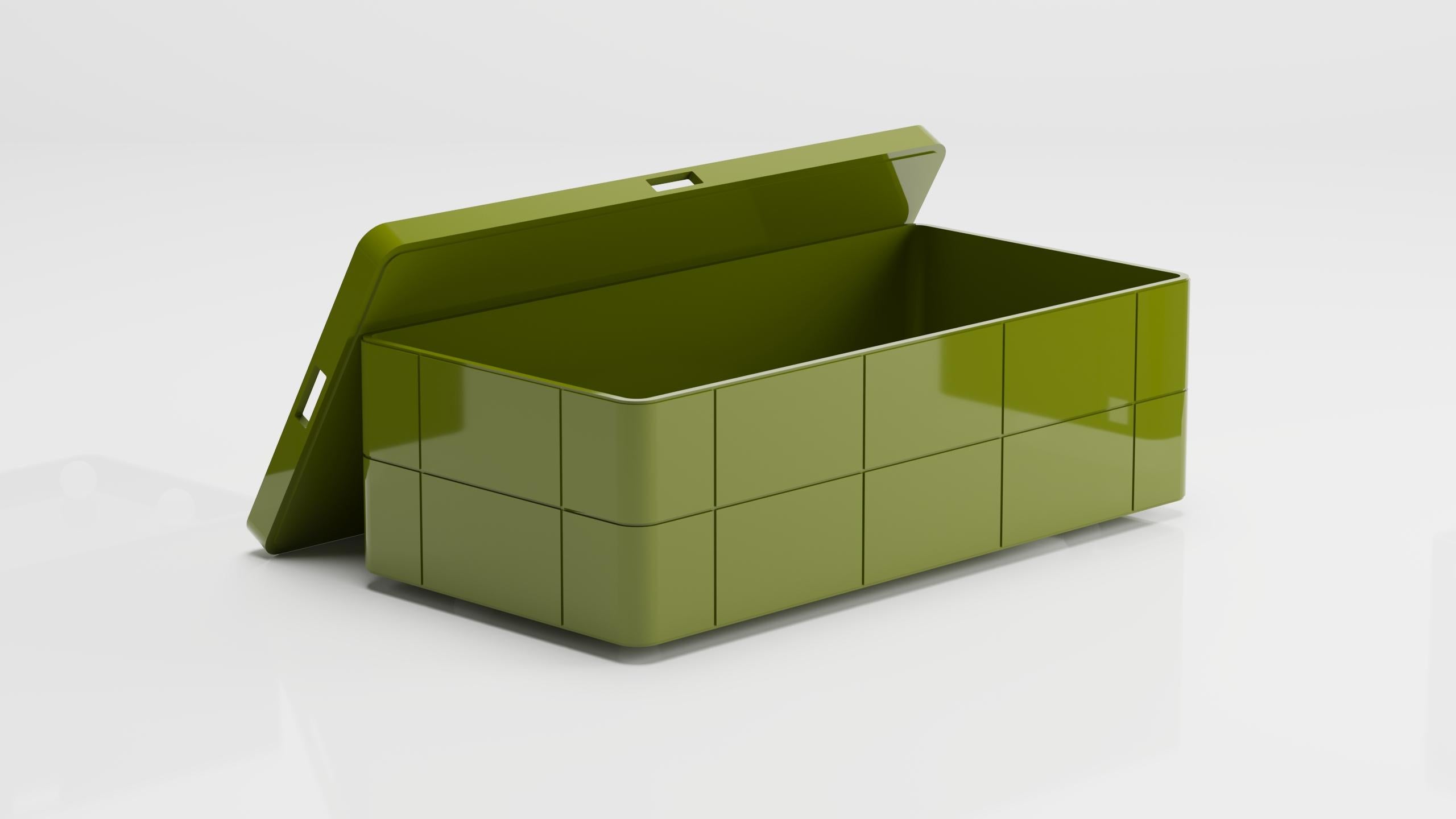 Bibis, which can be considered as a coffee table, side table, and nightstand, respond to various functions. The inside of the box can be used for storage, while its top surface can serve as a tray. Thanks to its wheeled legs, it is easy to move,