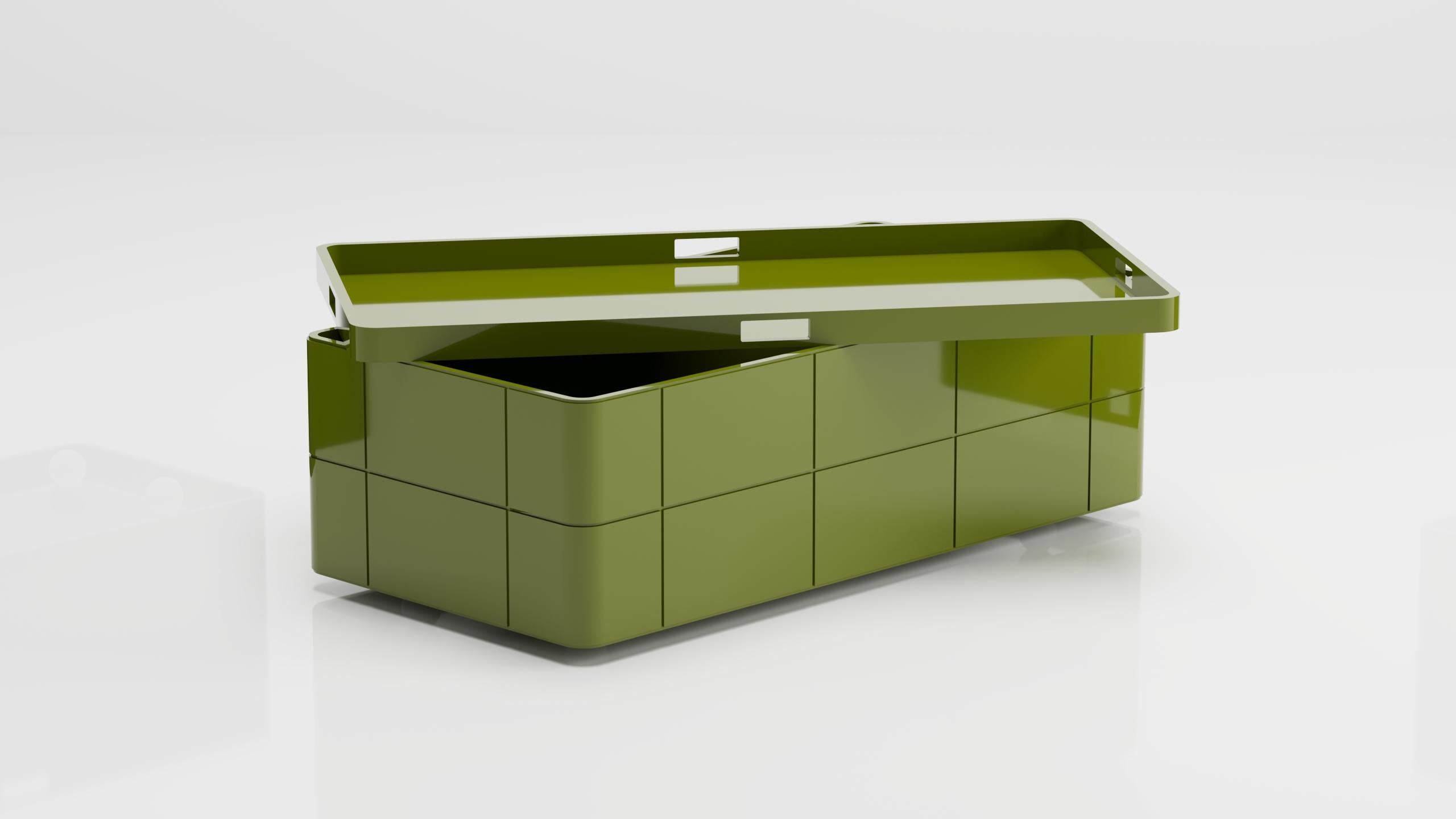 Turkish Bibi Large Box (Green) For Sale