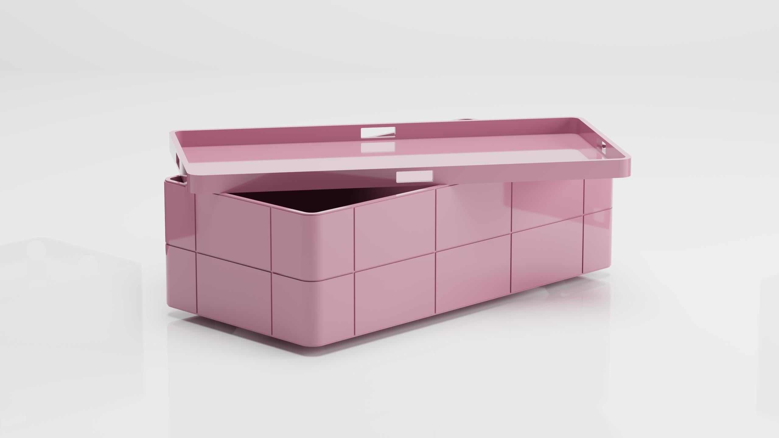 Turkish Bibi Large Box (Pink) For Sale