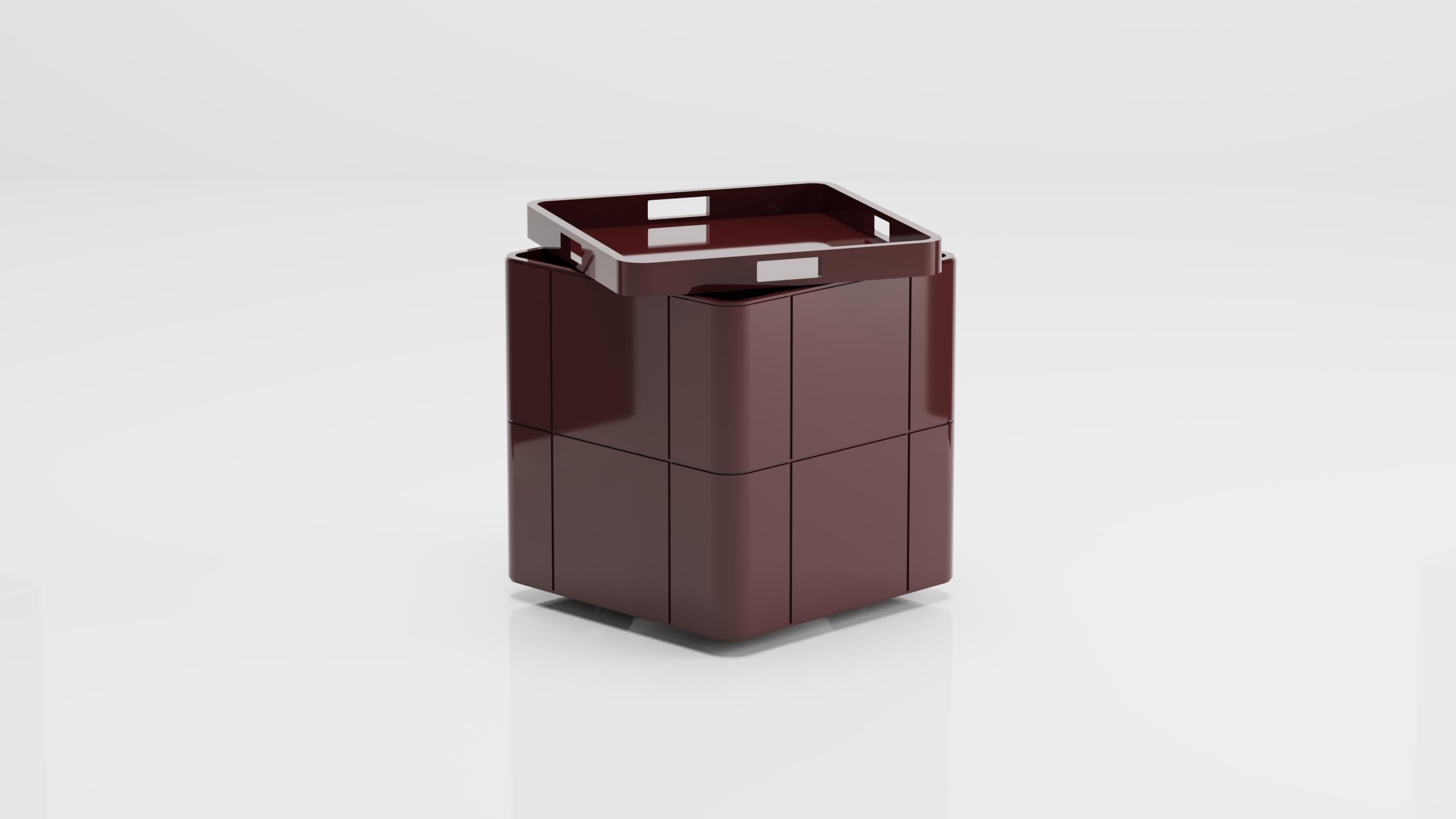Turkish Bibi Small Box (Cherry) For Sale