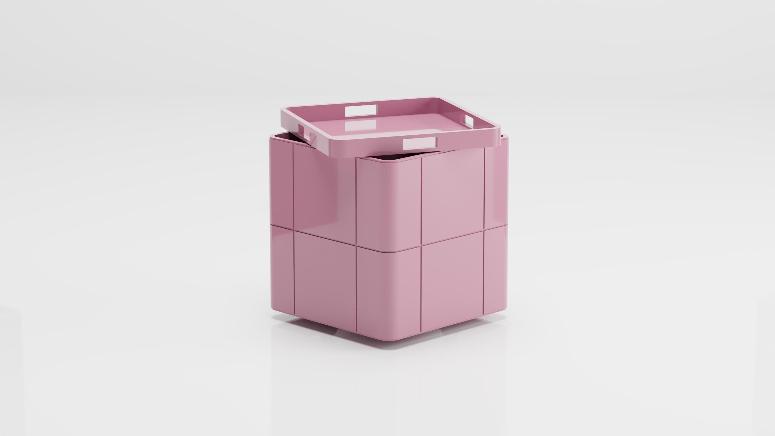 Bibi Small Box (Pink) In New Condition For Sale In Bilkent, TR