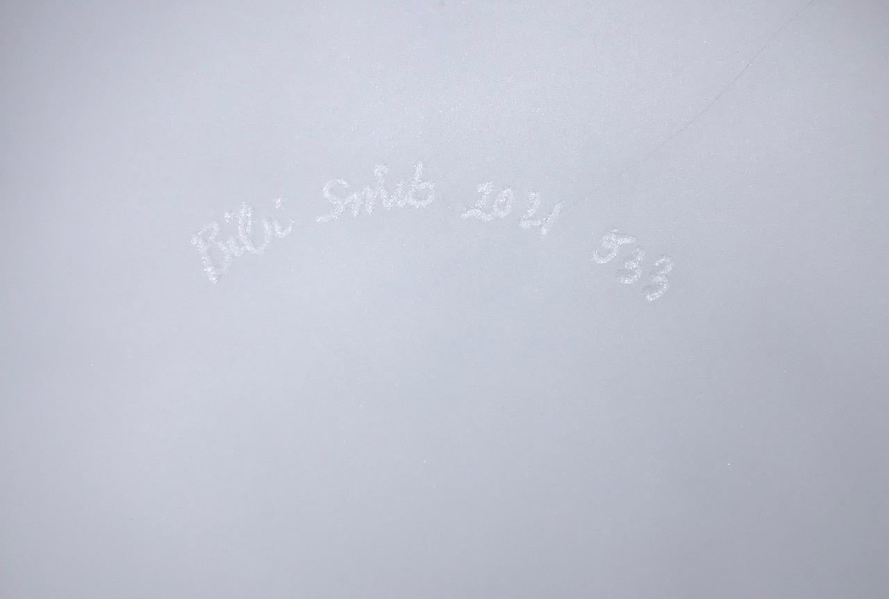 Zeitgenössische Skulptur „ Cloud“ aus sandgestrahltem und geblasenem Glas in Weiß und Braun 5