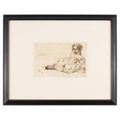 Antique Bibi Valentin by James Abbott McNeill Whistler, 1859