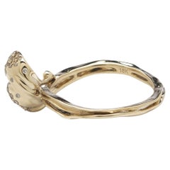 Bibi van der Velden Wave Stackable Ring with Diamonds 'the Large One'