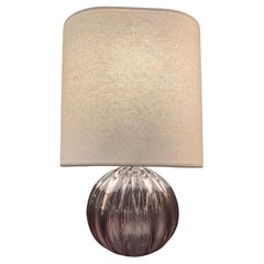 BIBI Wall Sconce-Linen Shade With Fluted Glass Body By LUXE