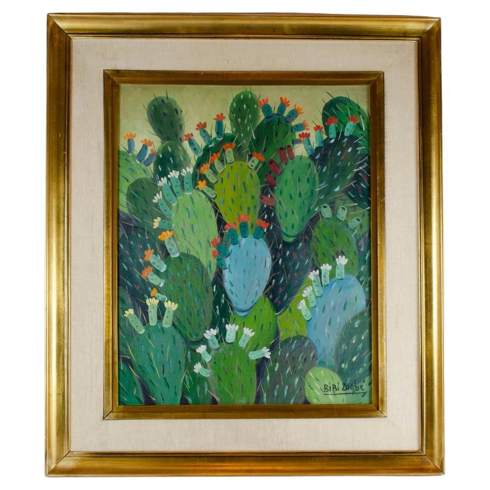 Bibi Zogbe, Cactus, by ‘The flower painter’ Bibí Zogbé