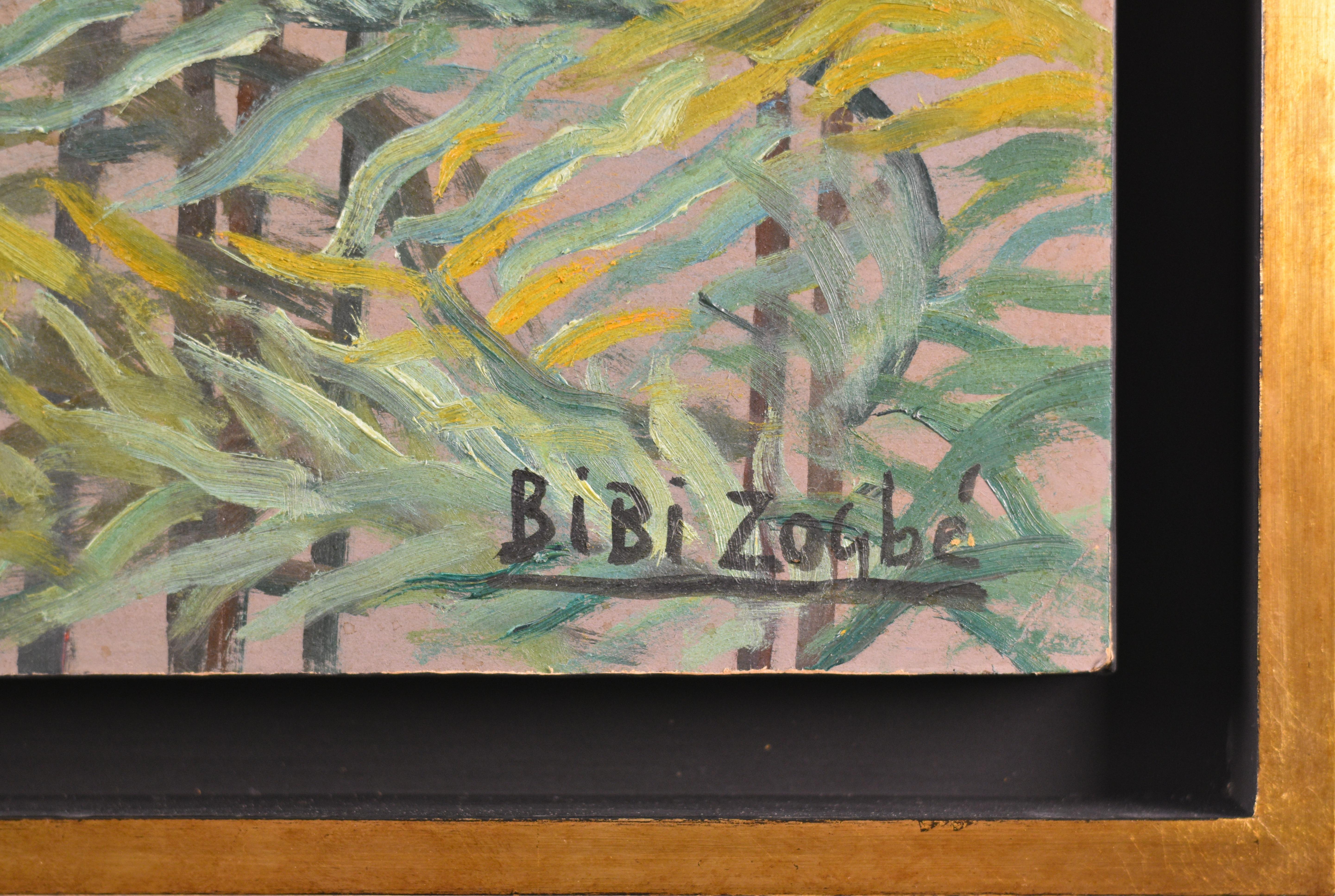 Lebanon thistles 'Chardons', by the flower painter Bibi Zogbe 1