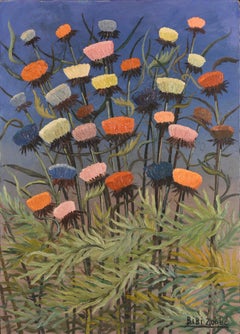 Lebanon thistles 'Chardons', by the flower painter Bibi Zogbe