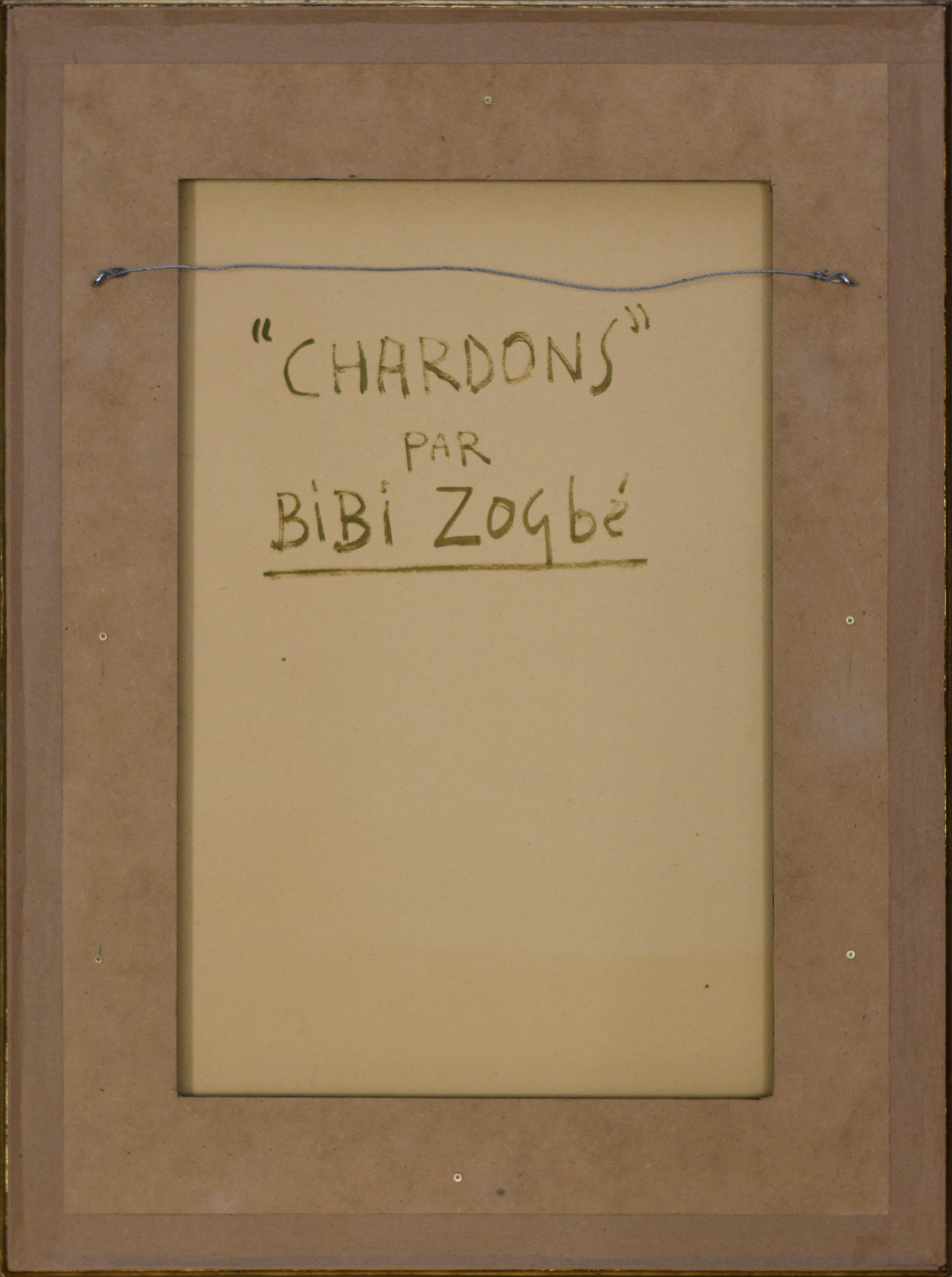 Lebanon thistles 'Chardons', by the flower painter Bibi Zogbe 2