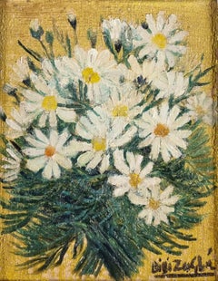 Daisies, by flower painter Bibi Zogbe