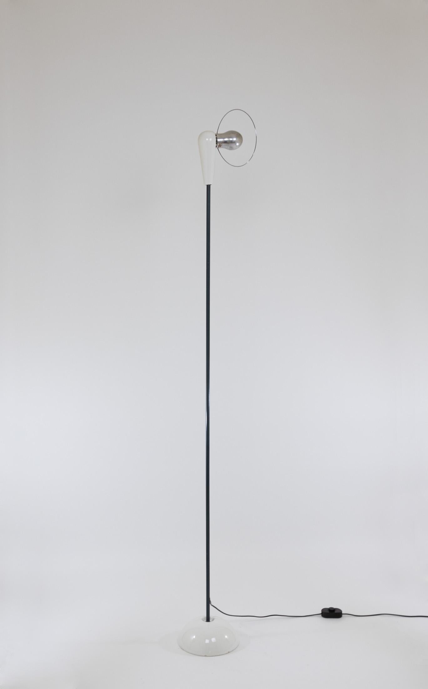 Late 20th Century Bibip floor lamp by Achille Castiglioni for Flos, 1970s For Sale