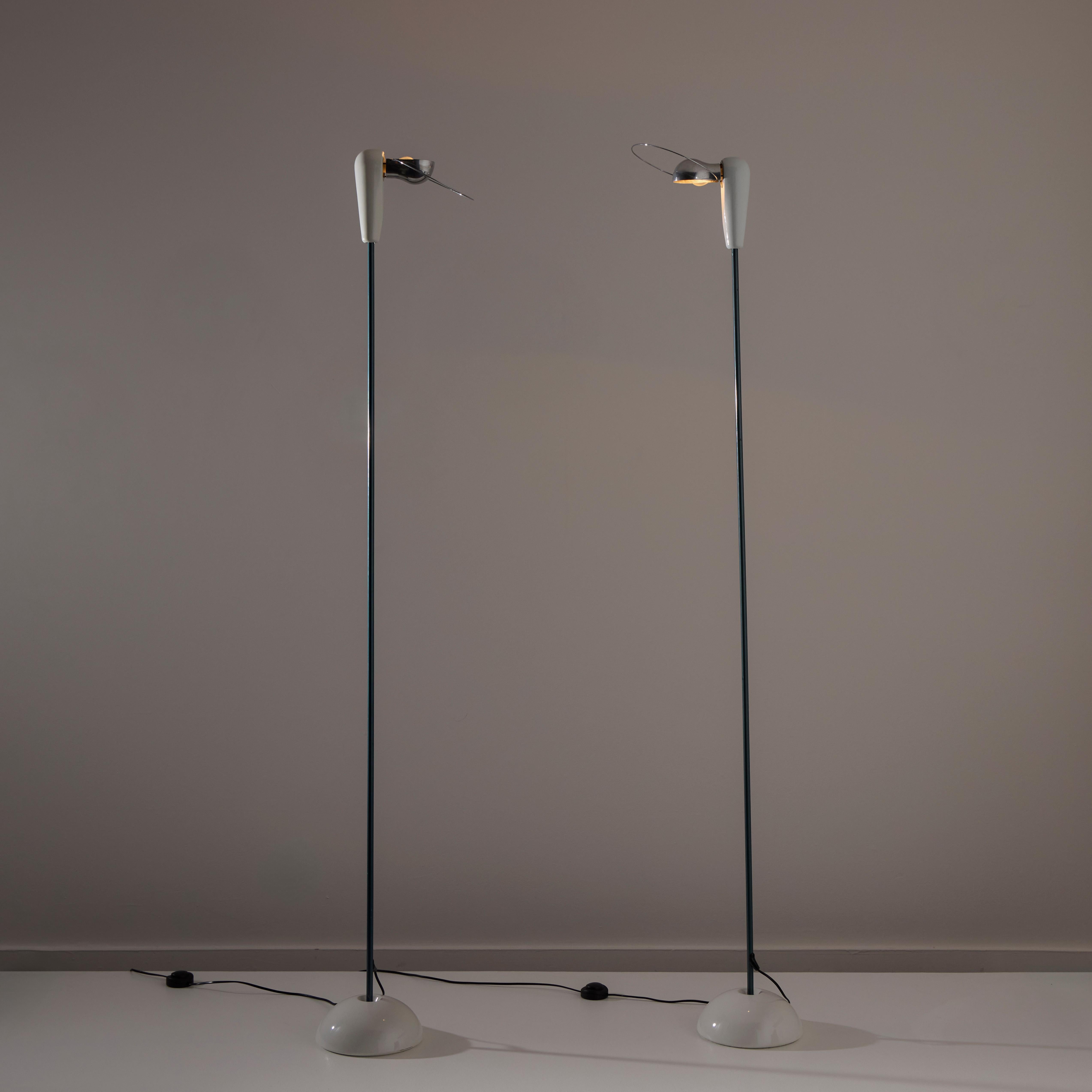 Acciaio Lampade da terra 'Bibip' di Achille Castiglioni per Flos in vendita