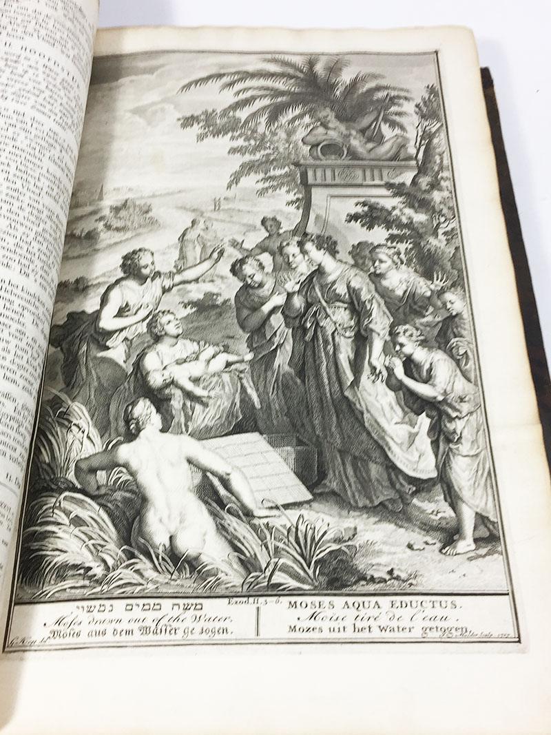 Bible, Biblia Sacra, Utrecht, Cornelius Guillielmus Le Febvre, 1732 For Sale 2