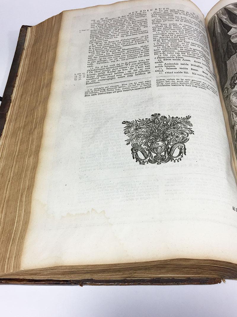 Bible, Biblia Sacra, Utrecht, Cornelius Guillielmus Le Febvre, 1732 For Sale 3