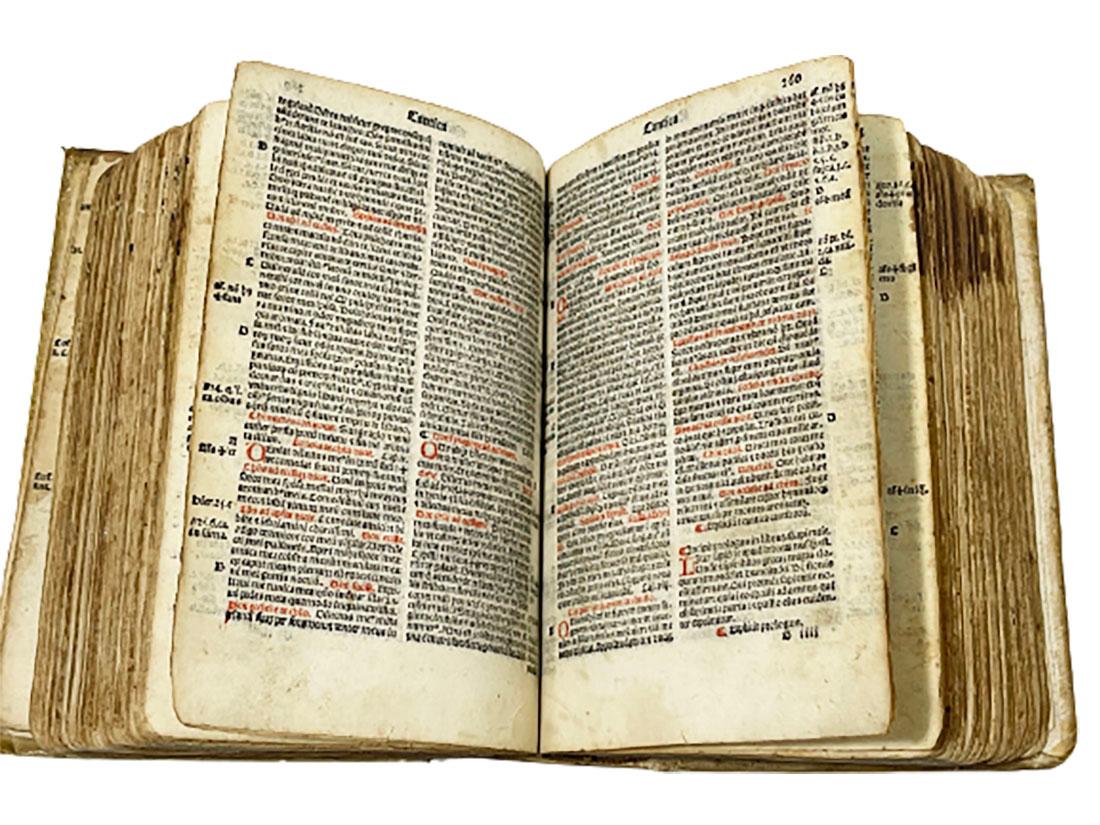 Biblia Cum Concordantijs Veteris & Novi Testamenti & Sacrorum Canonum, 1519 For Sale 3