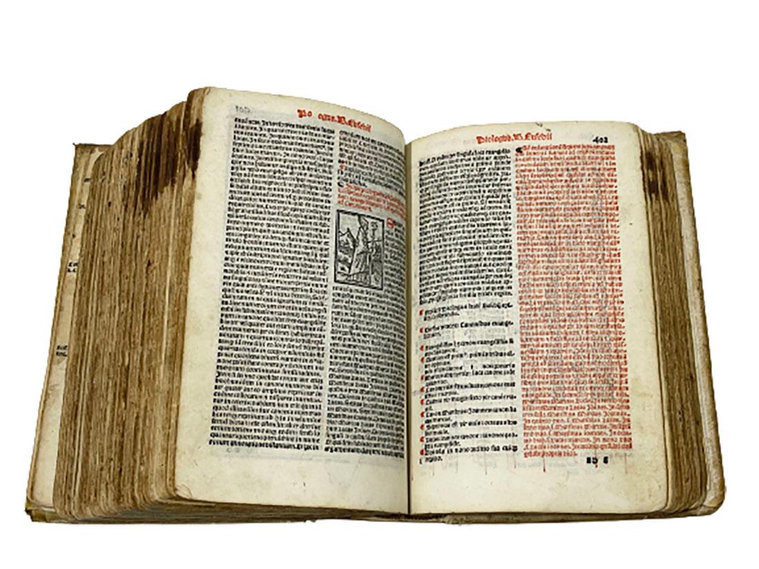 Biblia Cum Concordantijs Veteris & Novi Testamenti & Sacrorum Canonum, 1519 For Sale 8