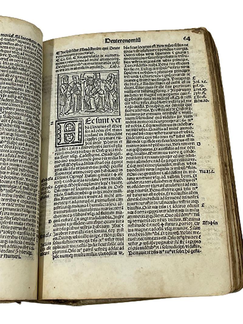 Biblia Cum Concordantijs Veteris & Novi Testamenti & Sacrorum Canonum, 1519 For Sale 1