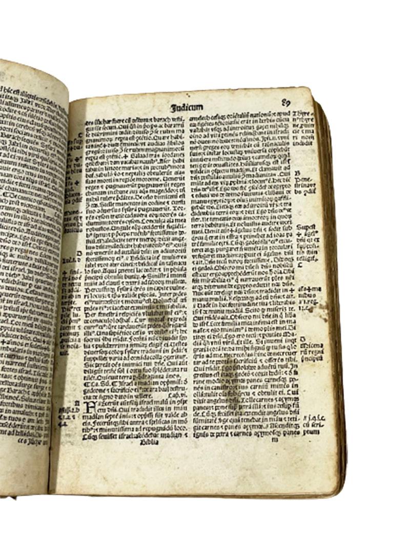 Biblia Cum Concordantijs Veteris & Novi Testamenti & Sacrorum Canonum, 1519 For Sale 2