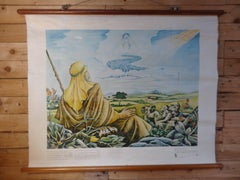 Biblical 1950 School Poster, Go Forth Out of Thy Country ' Gen. 12:1