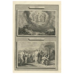 Biblical Engravings – Christ Transfiguration & Healing of the Possessed, ca.1700