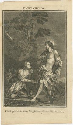 Biblical Engravings – Christ’s Resurrection & St. Andrew the Apostle (1735)