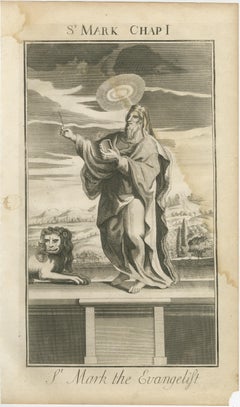Biblical Engravings – St. Mark, Healing Bartimeus & Descent from the Cross, 1735