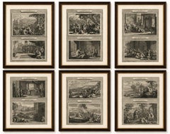 Biblical History Engravings – Joseph and Moses, Dutch Bible Series c.1700