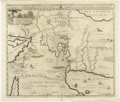 Biblical Map of the Region from the Mediterranean through the Persian Gulf, 1720