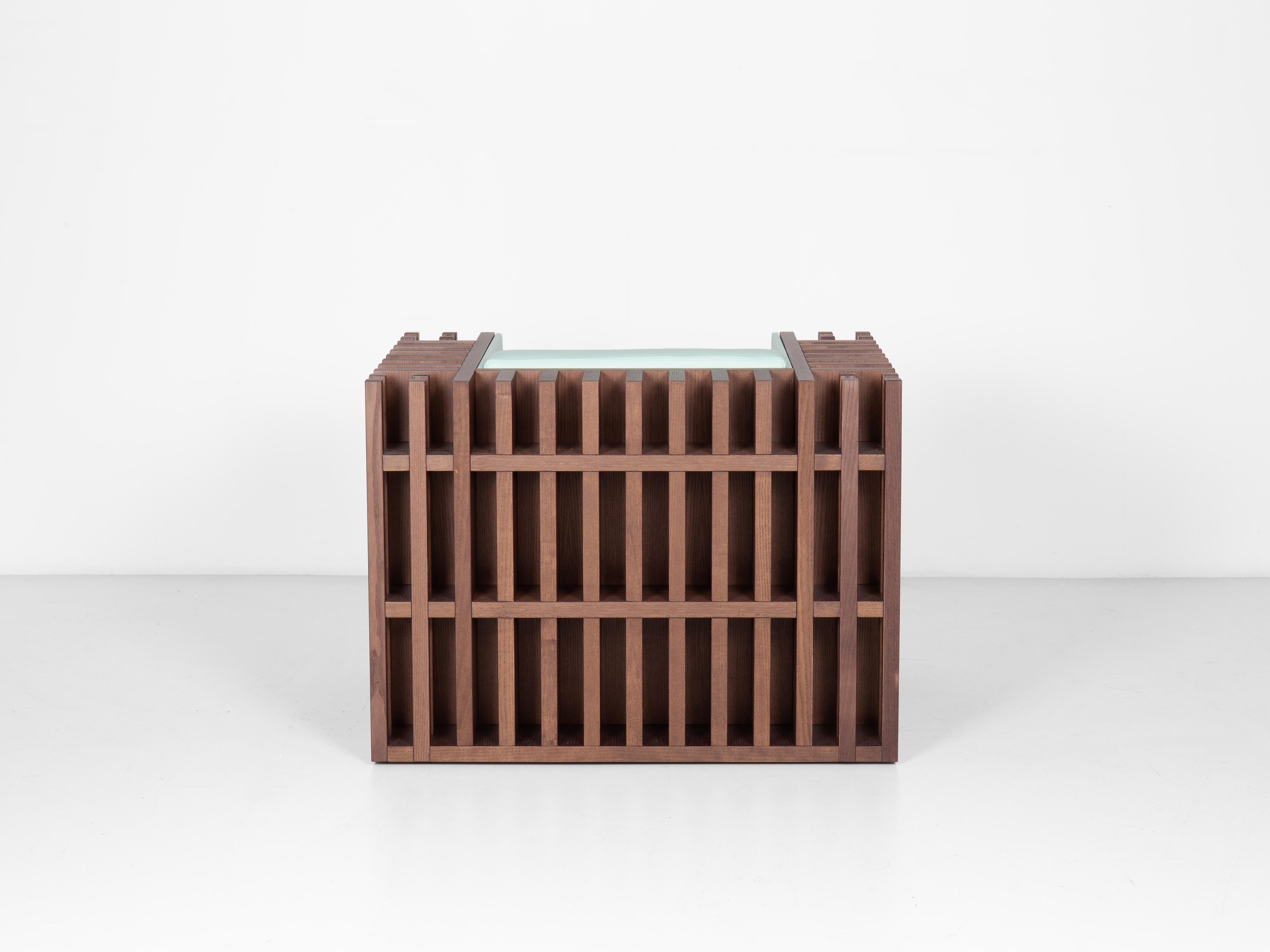 Cuir Bibliochaise de Giovanni Gennari Paradisoterrestre Edition en vente