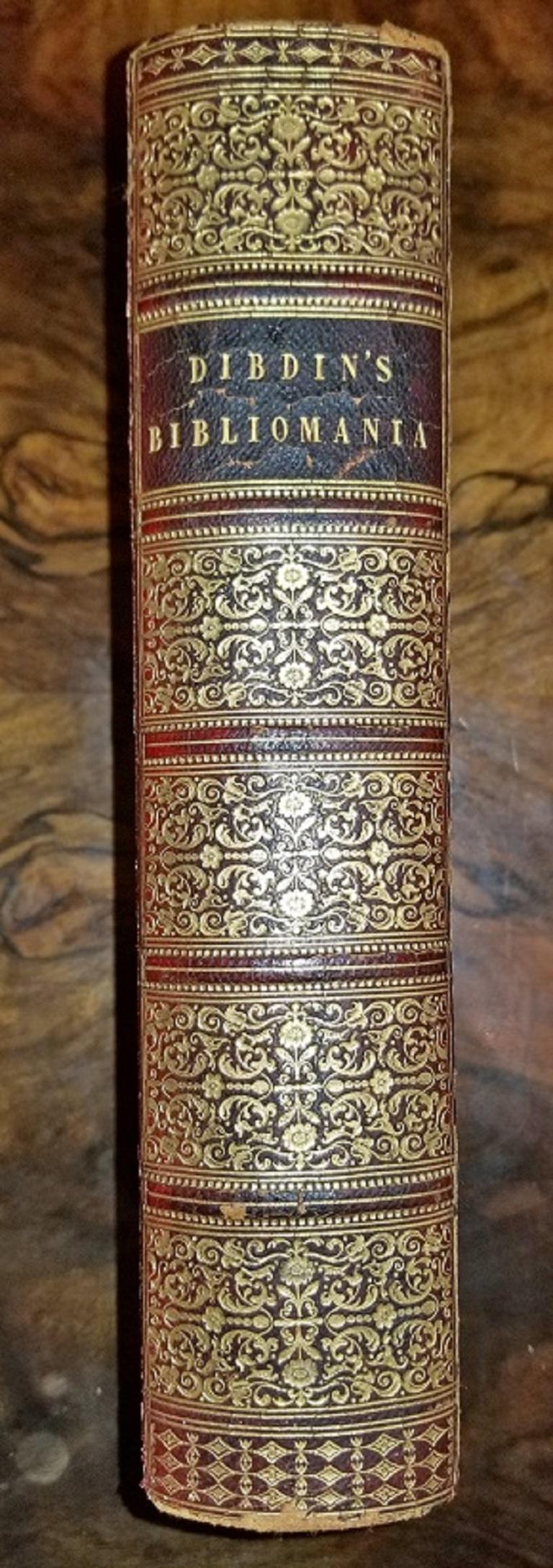 Paper Bibliomania or Book Madness by Thomas Frognall Dibdin, 1842 For Sale