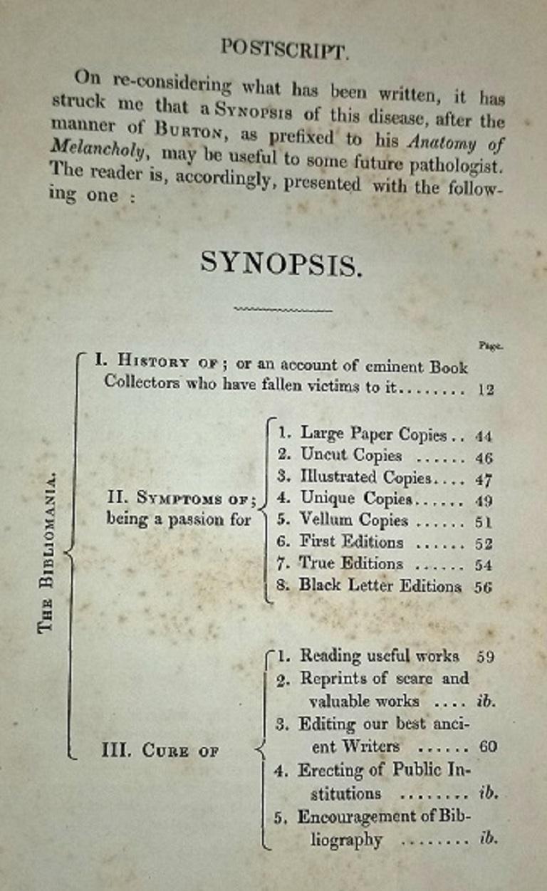 'Bibliomania or Book Madness' by Thomas Frognall Dibdin, 1842 For Sale 3