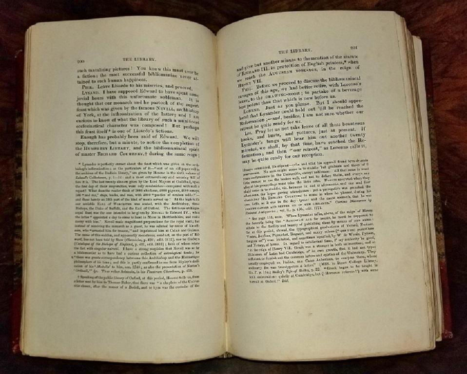 'Bibliomania or Book Madness' by Thomas Frognall Dibdin, 1842 For Sale 4