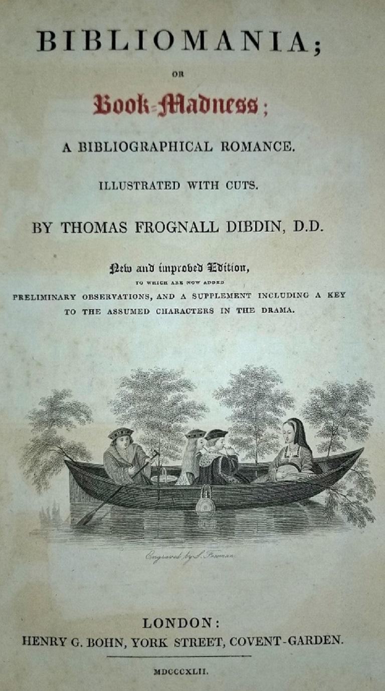 Bibliomania ou Bibliomania ou Bibliothèque Madness de Thomas Frognall Dibdin, 1842 en vente 8