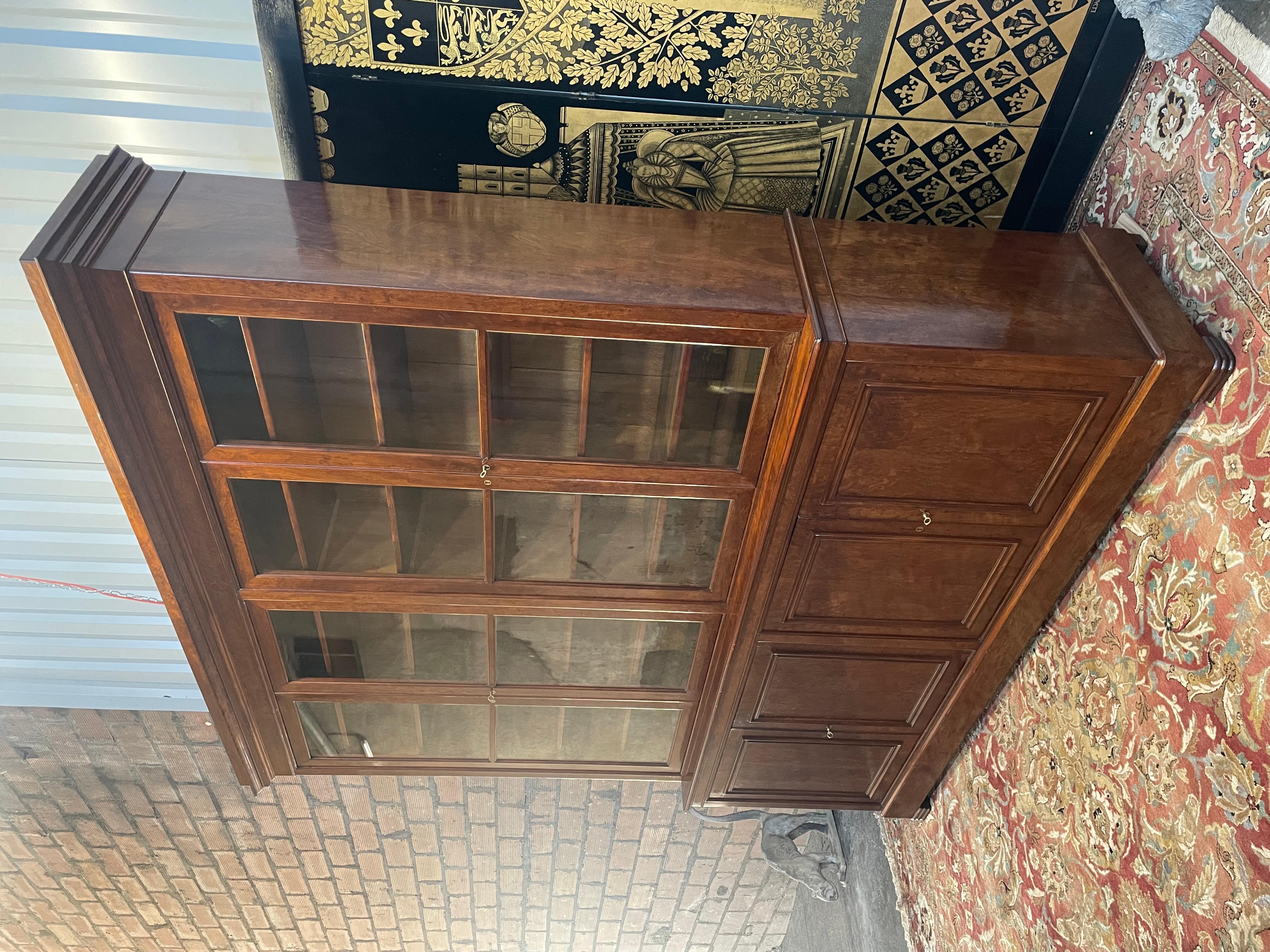 Zweikörper-Bücherei mit Louis Philippe  im Zustand „Hervorragend“ im Angebot in NAVILLY, FR