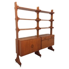 Doppelbibliothek modulierbar vintage en teck des années 60