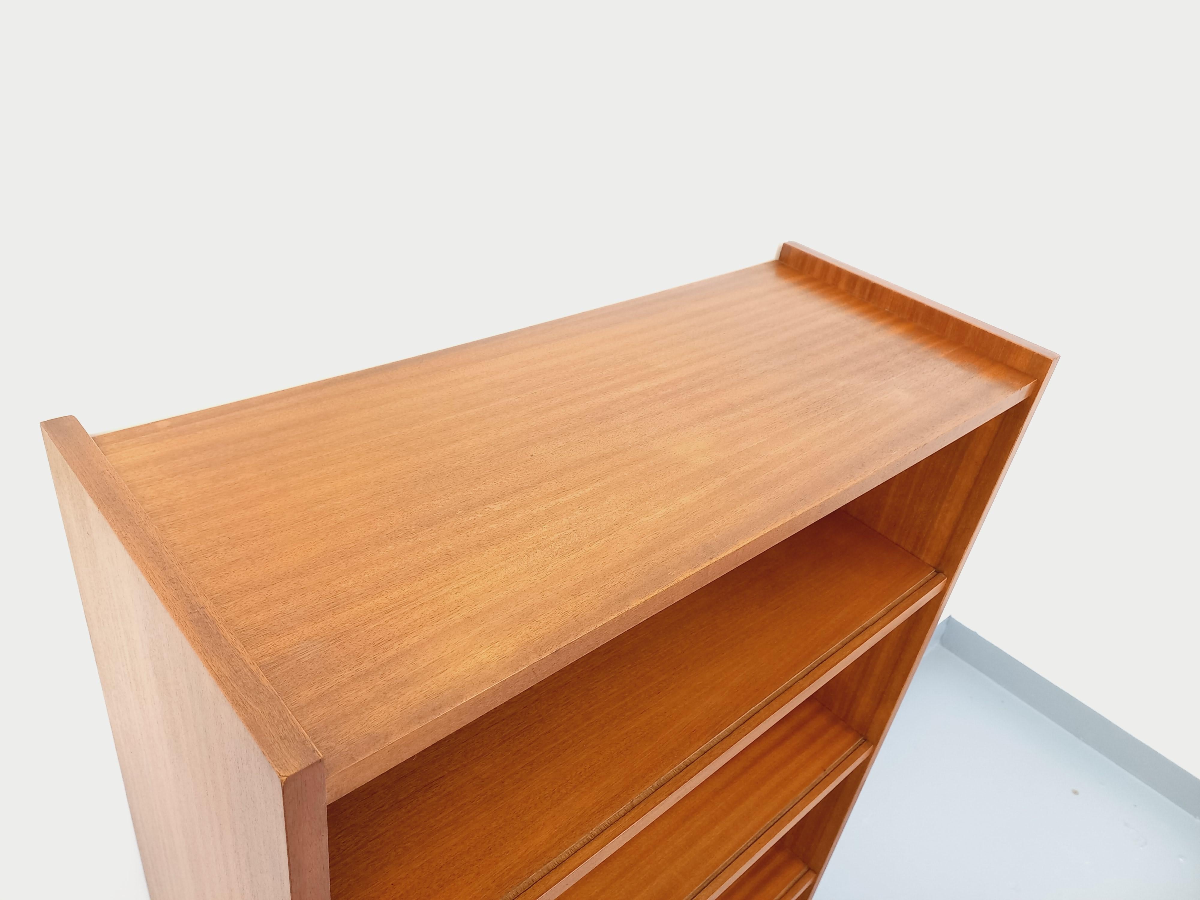 Teak Biblioteca d'epoca in stile bois teck degli anni 60 in vendita
