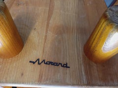 Bibliothèque étagère vintage en orme des années 80