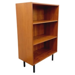 Bibliothèque étagère vintage en teck des années 60