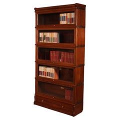 Bibliothèque Globe Wernicke En chêne De 5 éléments avec tiroir