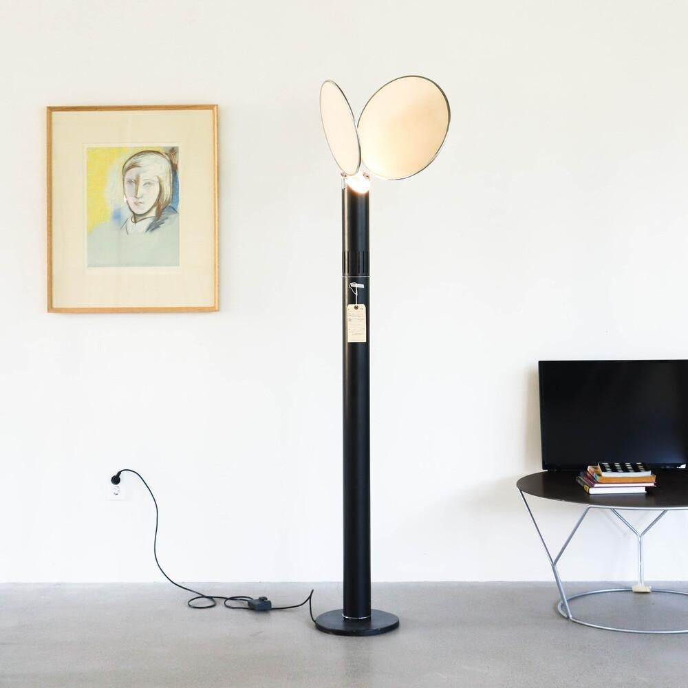 Metal Biblos Floor Lamp for Lamperti by Augusto Mandelli For Sale