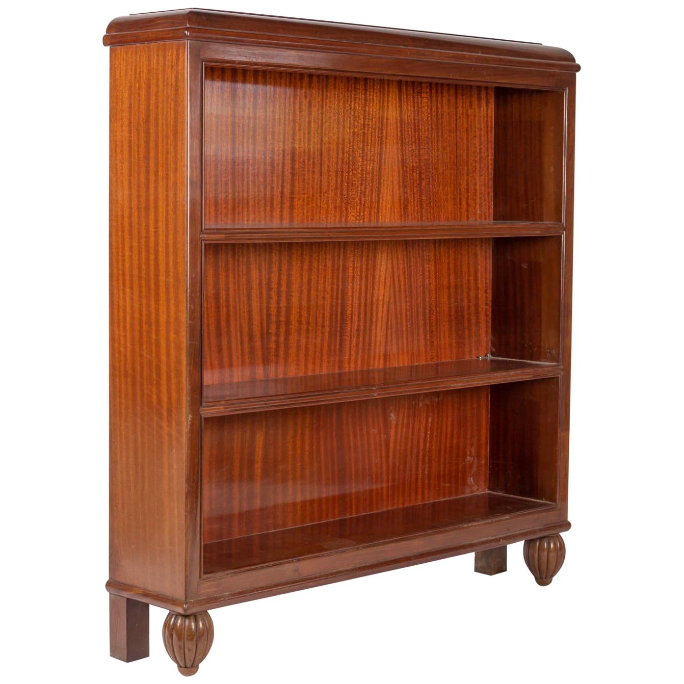 Bibus in Solid Mahogany, 1925, Art Deco, In the Taste of Sue and Mare