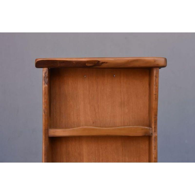 Boxwood Bibus Library Brutalist Free Form in Olive Tree For Sale