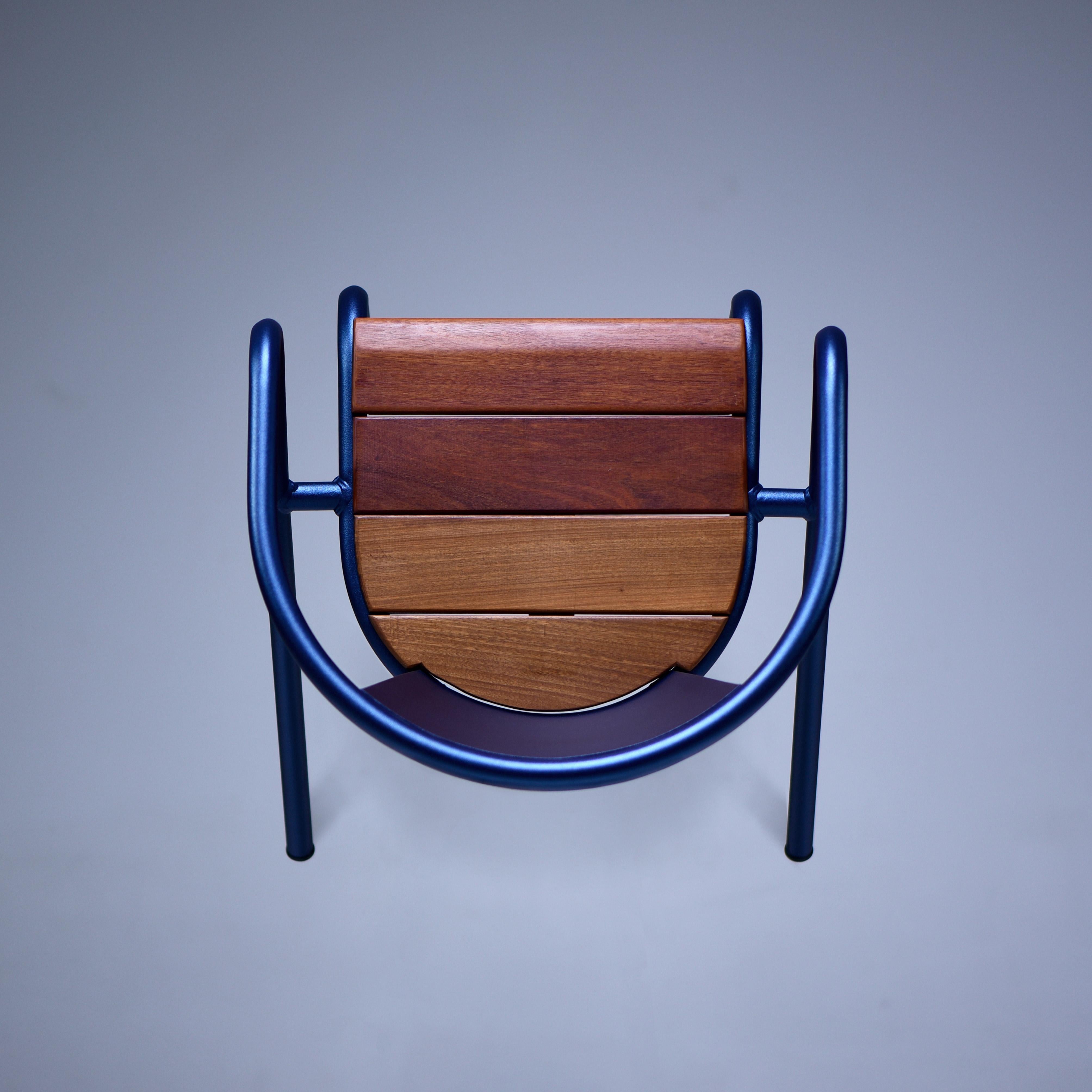 Redesign of the iconic 1950’s Portuguese Chair by Alexandre Caldas - Ipê wood In New Condition For Sale In Agualva-Cacém, PT