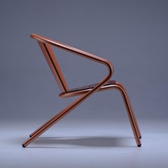 BICAlounge, Outdoor Steel Lounge Chair, Ipê Wood Slabs, by Alexandre Caldas