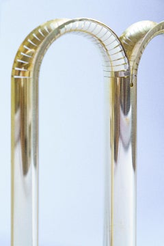 21st Century Bicaudata Contemporary Handmade Brass Flower Vase by Ilaria Bianchi