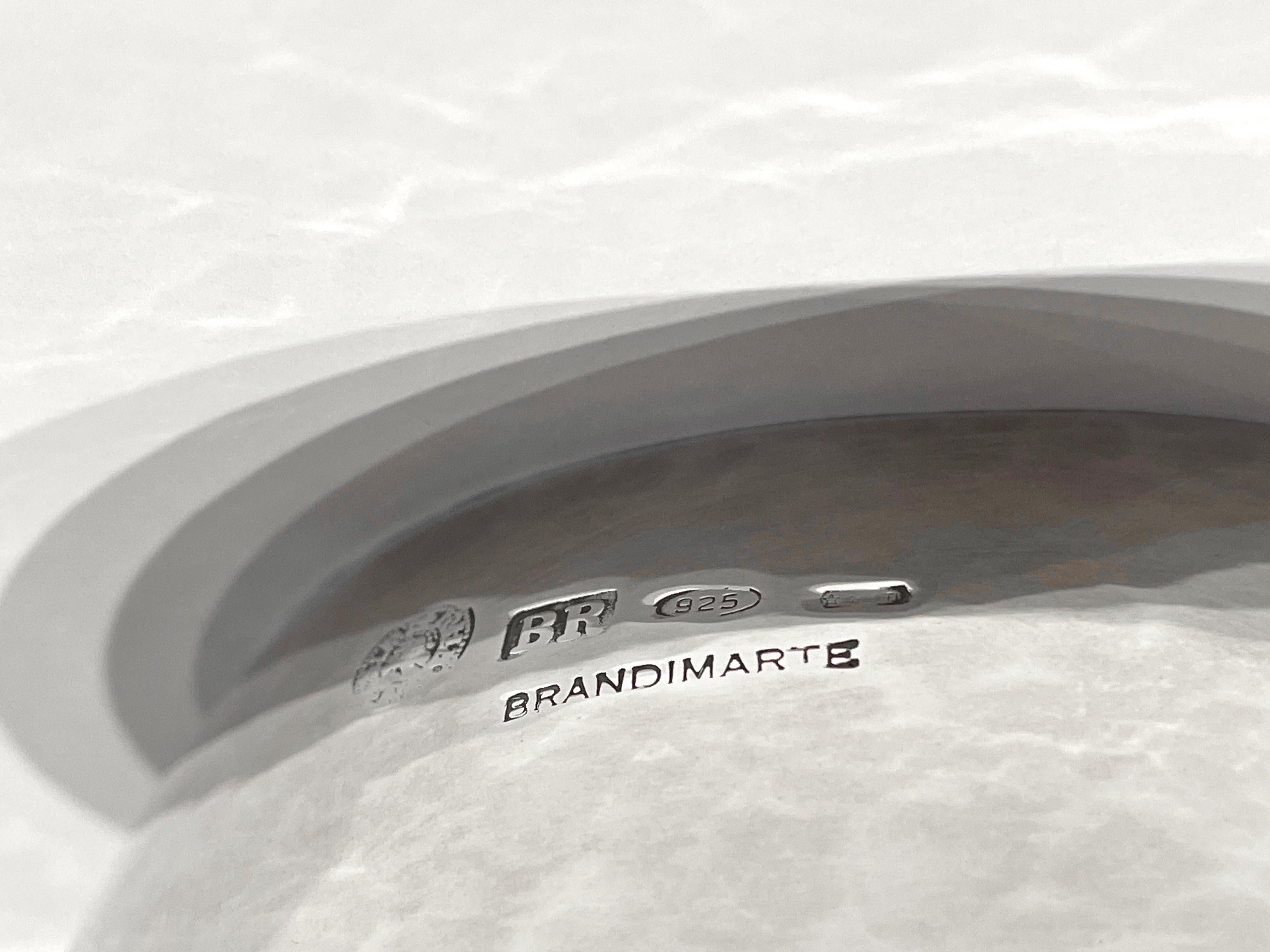 Brandimarte Weinkelch aus 925er Sterlingsilber im Angebot 5