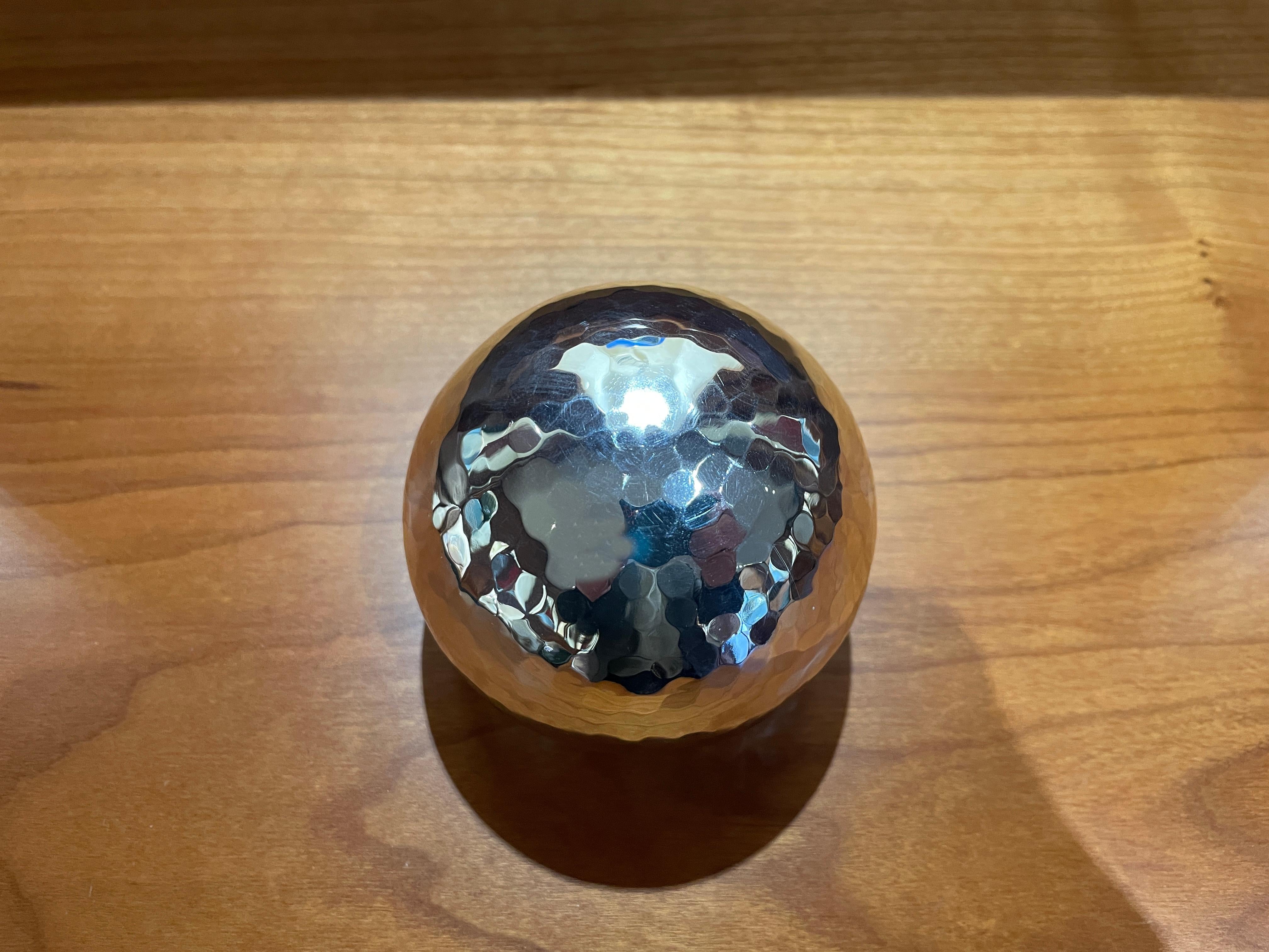 Brandimarte sphere tumbler in 925 sterling silver For Sale 6