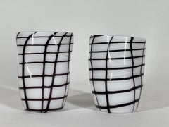 Bicchiere GOTO "RETE" in vetro di Murano by Eros Raffael