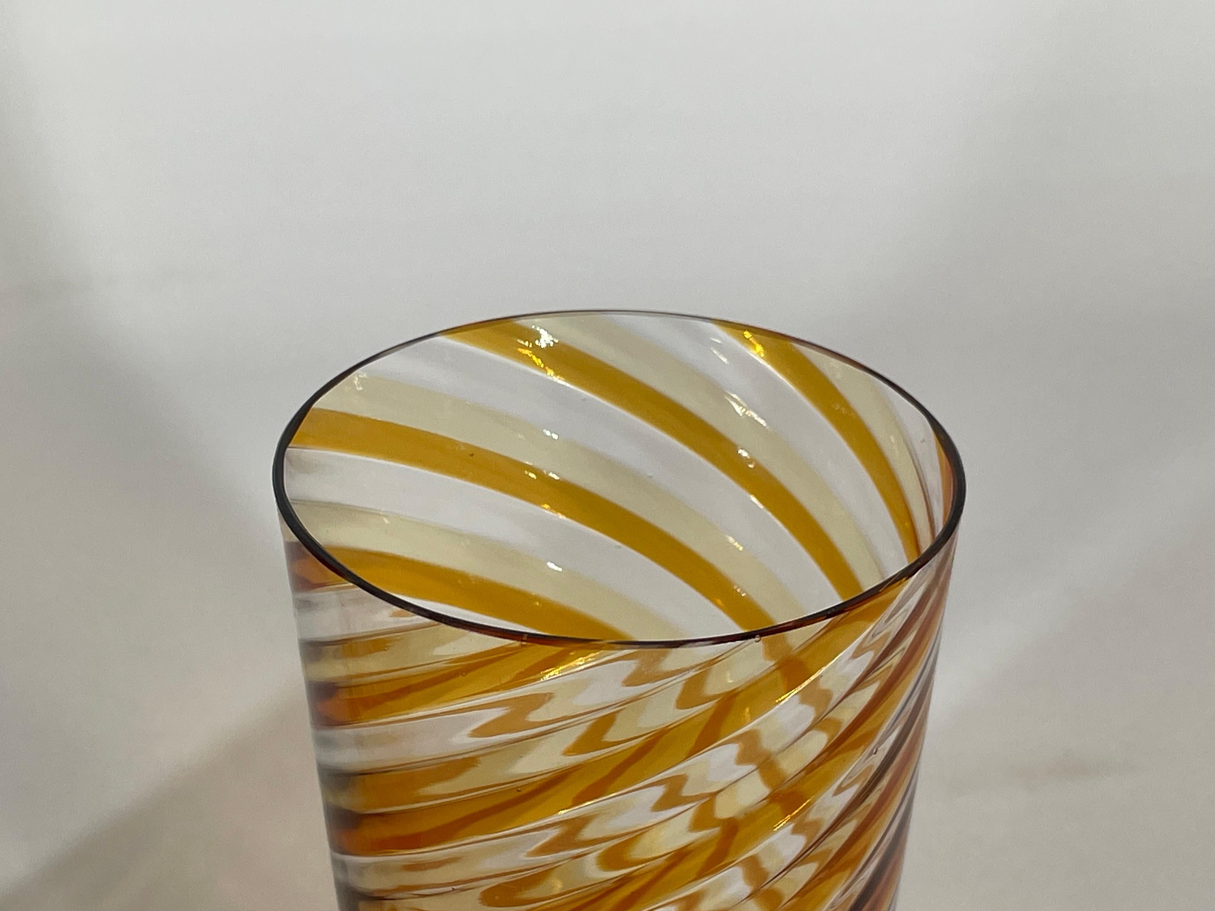 GOTO Glas 'PIERA' Farbe 2  aus Muranoglas von Eros Raffael (Handgefertigt) im Angebot